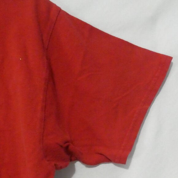 GILDAN | youth xl - extra large | Solid Red Cotton Tee / T-Shirt - Picture 10 of 12